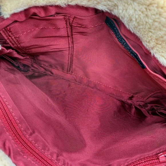 Burberry Plaid Wool and Fur Bag - Picture 3 of 5